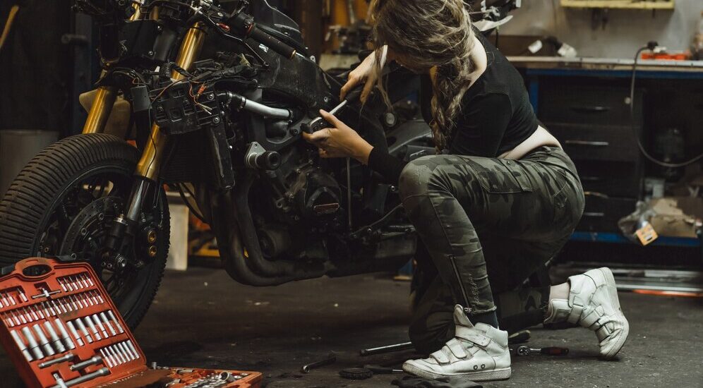 Entretien de moto
